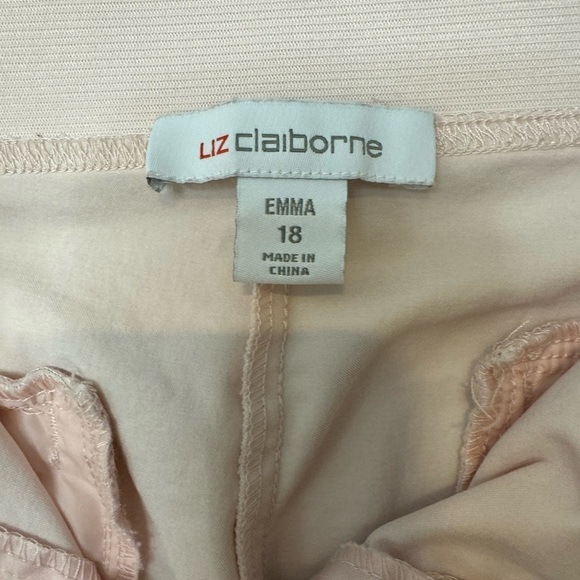 Liz Claiborne Emma Pants Blush Pink Size 1X - Picture 13 of 13